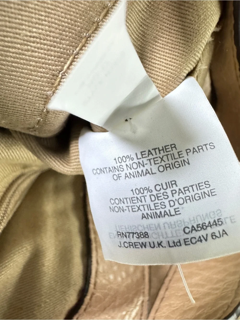 J. Crew Signet Leather Hobo Bag #H3879 Cream, everyday, career, italian leather